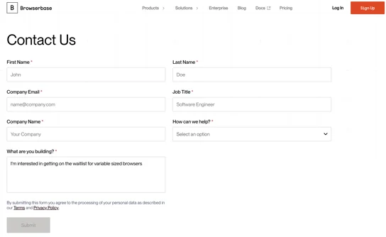 Fill forms automatically